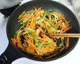 お弁当に♪人参とピーマンとちくわの甘酢味作り方2写真