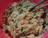 スナップえんどうの♪ごま尽くし鶏そぼろ作り方2写真