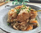 カナダサーモン缶&乾物✿炊込み飯作り方8写真