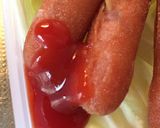 米粉ウインナー揚げ ☆ 衣付けラクラク作り方4写真