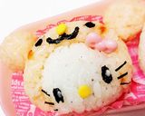 クマさんかぶったキティちゃん♡キャラ弁作り方7写真