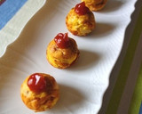たこ焼き器で☆ひとくち肉巻きおにぎり作り方5写真