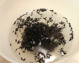 ひじきとクレソンの辛子酢味噌和え作り方1写真
