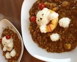 リラックマde夏のデコカレー作り方6写真