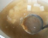 とうふと水菜の味噌汁◆作り方4写真