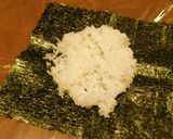 材料3つ!!簡単☆納豆おにぎらず作り方1写真