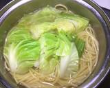 お鍋１つで作る春キャベツとしらすのパスタ作り方3写真