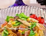キャベツとコーンの味噌バター☆パスタ作り方6写真