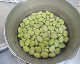 薄皮まで食べられる田舎風空豆の醤油煮作り方2写真