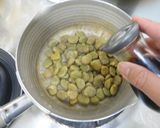 薄皮まで食べられる田舎風空豆の醤油煮作り方4写真