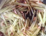 茎レタスとベーコンのきんぴら作り方8写真