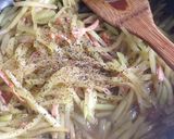 茎レタスとベーコンのきんぴら作り方9写真