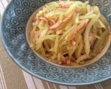 茎レタスとベーコンのきんぴら作り方10写真