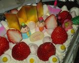 '07 桃の節句の☆おひなさまケーキ作り方12写真
