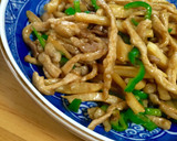 焼肉のタレで簡単豚肉と長ネギ卵の炒め物作り方9写真