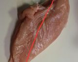 むね肉でも柔らか♪チキンキムチーズ焼き作り方1写真