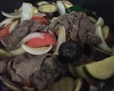 夏野菜の肉じゃが作り方4写真