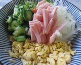 きゅうり＆新玉ネギ＆卵のレモン風味サラダ作り方4写真