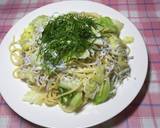 お鍋１つで作る春キャベツとしらすのパスタ作り方5写真
