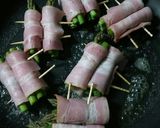 バター香る*＊定番アスパラベーコン巻き*作り方5写真