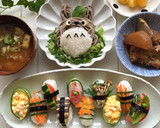 簡単デコごはん＊トトロの大根おろしそば作り方9写真
