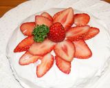 母の日に　イチゴの花ケーキ作り方29写真