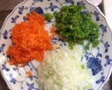 野菜嫌いの子に★簡単♪野菜たっぷり炒飯★作り方2写真