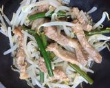 大蒜の芽入り味付き肉の蒸し焼き作り方6写真