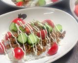 甜麺醤でタコライス！大人・子供バージョン作り方6写真