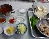豆腐と海老のチリソース炒め作り方1写真