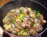 あさりの野菜たっぷりバター蒸し作り方4写真