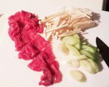 ダイエット☆こんにゃく冷麺弁当　牛すき風作り方4写真