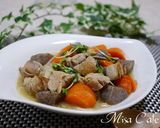 鶏とこんにゃくのみそ煮作り方5写真