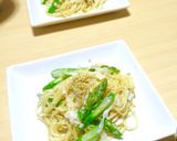 アスパラのクリームパスタ作り方6写真