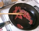 簡単 牛肉 アスパラ炒め! 玉ねぎソース作り方3写真