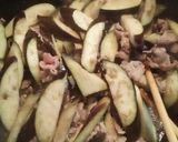時短！材料２つ！なすと豚肉の炒めもの作り方1写真