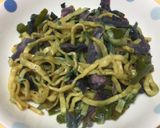 紫キャベツDE聖徳太子風塩焼きそば作り方5写真