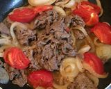 簡単！トマトと新玉ねぎと牛肉のさっと炒め作り方4写真