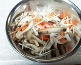 塩鮭ときのこのバタぽんホイル焼き作り方2写真