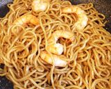 失敗しないエビ乗せソース焼きそば作り方7写真