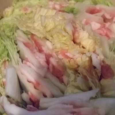 ミニチュアフード 豚バラと白菜のミルフィーユ鍋、炊き込み御飯、かぶらのお味噌汁 c9ba68d06badb5c1f4eacc460e3de4