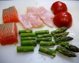 サーモンチキンのクリームソテー作り方1写真