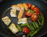 サーモンチキンのクリームソテー作り方3写真