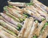に〜く巻き巻き♪アスパラ作り方5写真