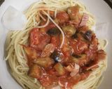 茄子とベーコンの冷水トマトパスタ作り方10写真