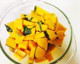 簡単!お弁当にかぼちゃのサラダ(o^^作り方2写真