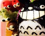 トトロとまっくろくろすけ☆キャラ弁作り方7写真