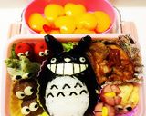トトロとまっくろくろすけ☆キャラ弁作り方9写真