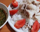 ニラたっぷりダレ＊豚肉温しゃぶ作り方3写真