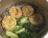 がんもとしろ菜の煮浸し作り方4写真